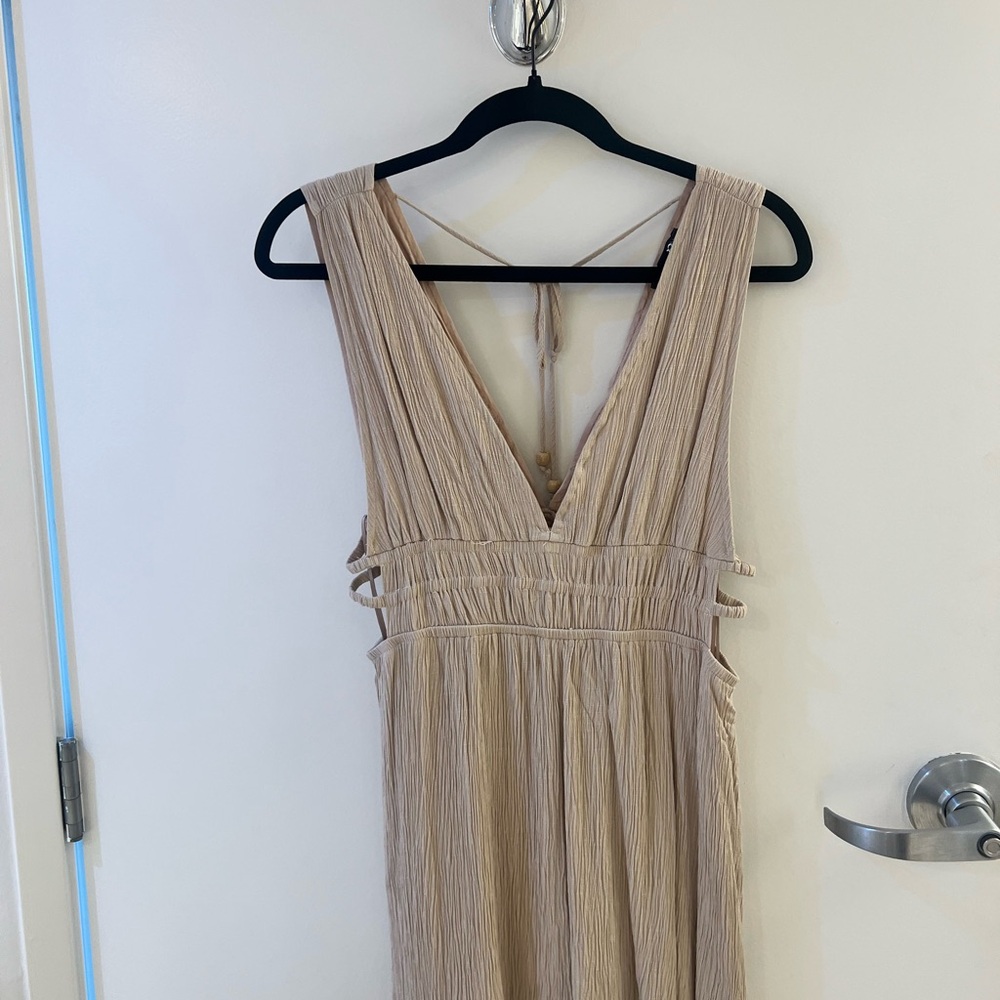 Papermoon Beige Backless Dress